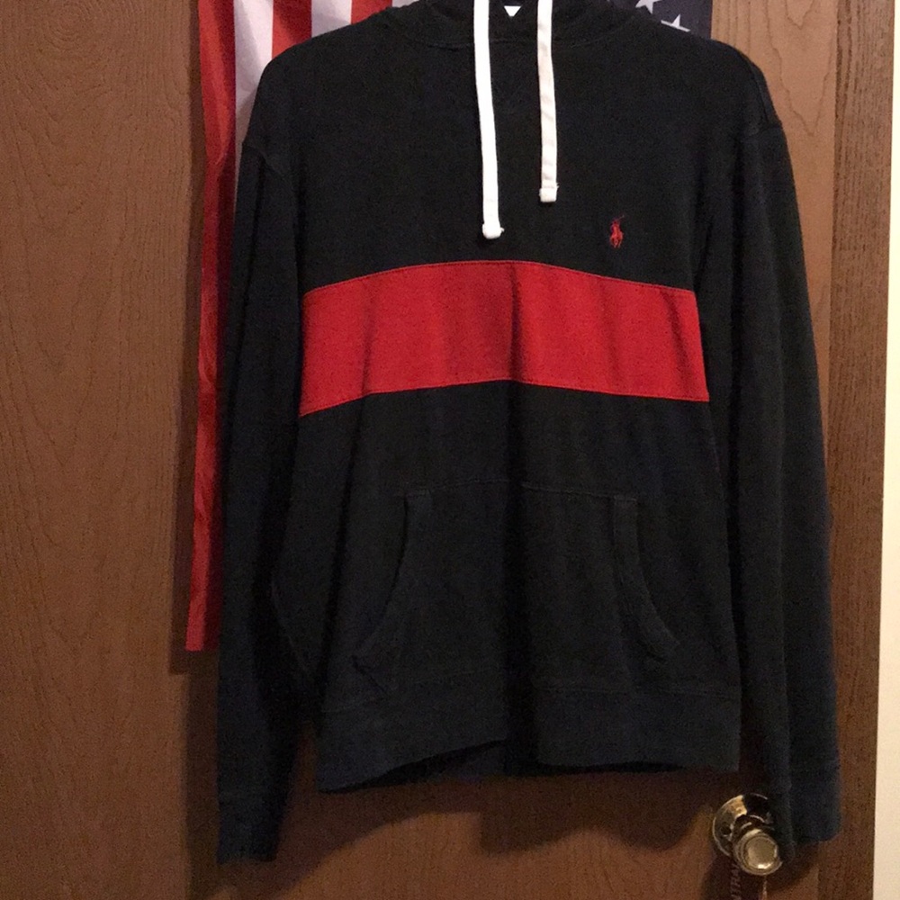 Black & Red Polo by Ralph Lauren Hoodie